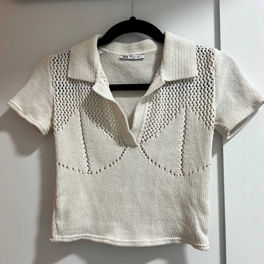 Zara Knit crop top